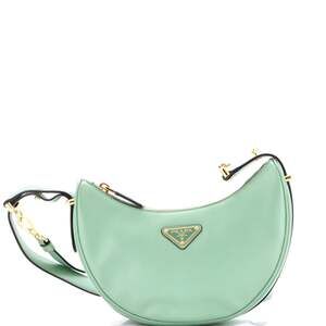Prada Arque Half Moon Hobo Leather #226835P24B
